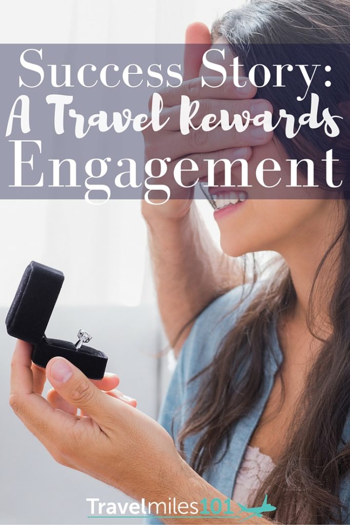 Nathan used rewards points & miles to take his girlfriend on a special trip to Disney World where he proposed! A 'Travel Miles 101' engagement.