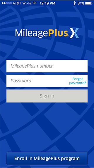 United MileagePlus X App