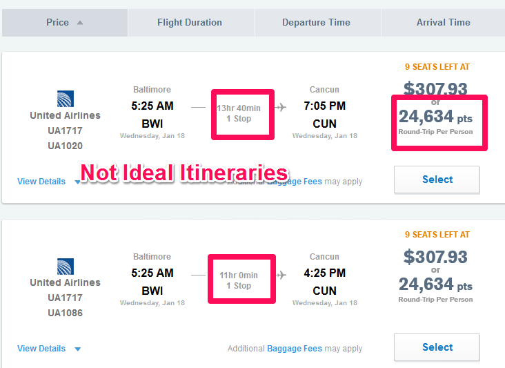 chase-ur-portal-bwi-to-cun-options-updated