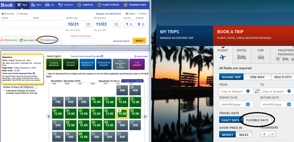 flexible award redemptions with travel miles