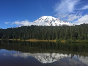 Mt. Rainier at Reflection Lakes.