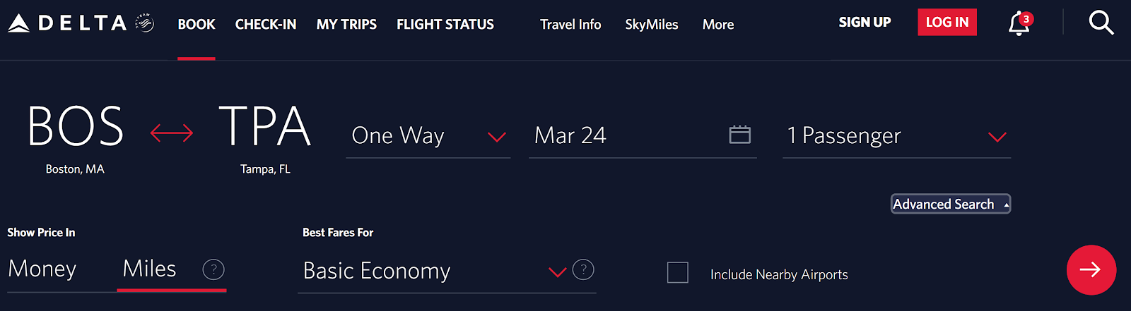 Delta Skyteam Award Chart